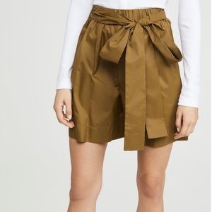 NWT Staud Sage Shorts in Caper